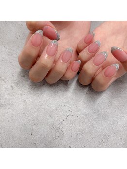 ワイズビューティ 梅田店(y’s beauty)/☆ラメフレンチ☆