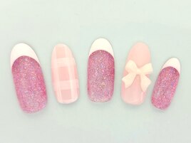 リボン★チェック★フレンチ