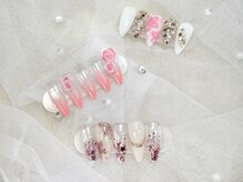 ヒラソルネイル(Girasol nail)/桜カラーデザイン