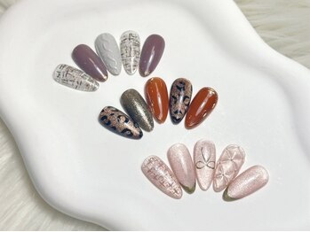 ゼットネイル(Z.Nail)の写真/【可愛さ満載!!豊富な定額デザインご用意】似合わせカラー提案もOK◎ずっと見つめたくなるcuteな指先に♪