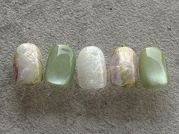 グリーン インクピンク