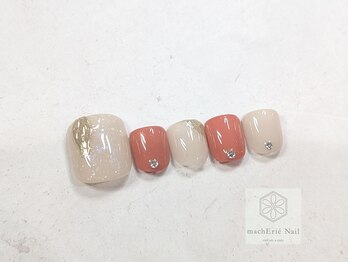 マシェリ ネイル(machErie Nail)/定額フットコース☆¥8250