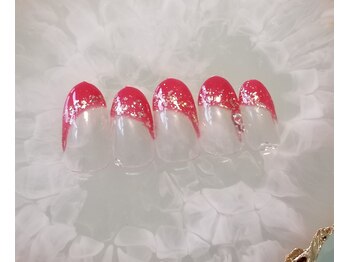 トゥーシェネイルズ(Touche'nails)/シンプルネイル