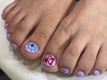 ミーナネイル(miinanail)/キャラクターフットネイル