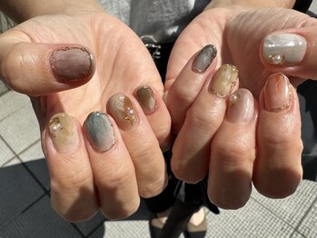 ネイルスタジオ マルア 高崎店(Nail Studio Malua...)/Hand自爪アート120分