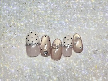 アルク バイ ネオリーブ 荻窪店(arc by neolive)/3月定額/ドットネイル