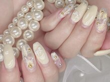 ハニービービー(Honey Bee Bee)/トレンドバターイエローネイル