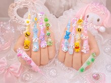 HOT Nail Salon【ホット】≪長さだし|持ち込み|フィルイン|パラジェル|新大久保≫の雰囲気（ワンホン・韓国・パーツ盛り【新大久保/長さだし】）