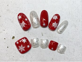 フェリシアネイル(FERECIA nail)/上:¥8980/下:¥8980