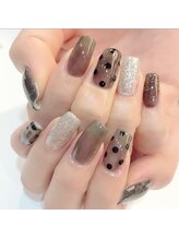 グラマラス アンジェアイ 荻窪店(glamourous ange eye)/シースルーネイル