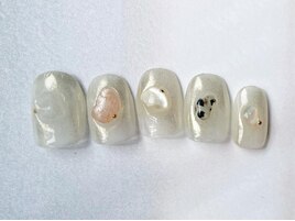 シルバーパウダー天然石¥8200