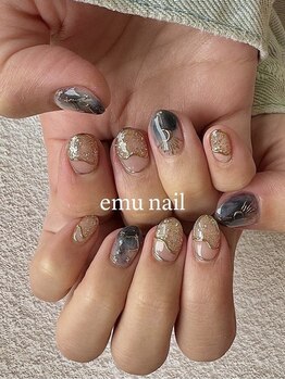 エム ネイル(emu nail)/手書きアート☆