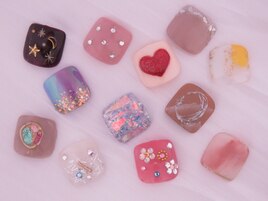 フット一本アート