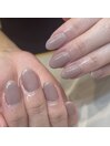ワンカラーネイル ¥3800～