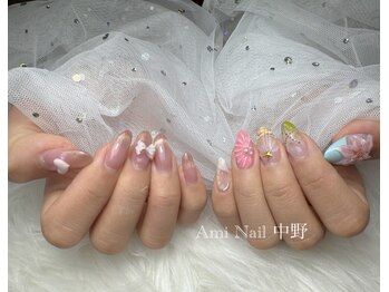 アミネイル 中野(Ami Nail)/ワンホンガーリーネイル