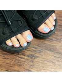 オーロラフットネイル