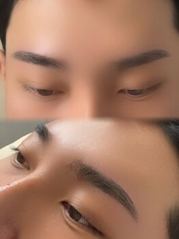 プラチナムドール なかもず店(PLATINUM DOLL)/メンズアイブロウワックス