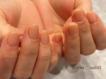 レナネイル(rena nail)/潤ちゅる似合わせナチュラル