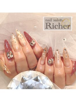 エスフィーネイルサロン リシェル(Esfy nailsalon Richer)/マグネットグラデーション