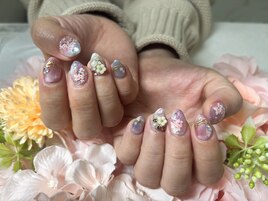 桜ネイル/やり放題/春ネイル