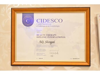 ヴェルセーヌ(VelleSaine)/シデスコ認定エステティシャン