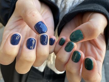 ネイルアルケー(Nail ARCHE)/アシメワンカラー