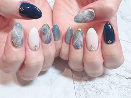 大理石ネイル
