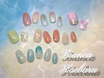 ビアンカ 沖縄南風原店(Bianca)の写真/《シンプル～トレンドデザイン、豊富にご用意♪》初回オフ無料/カラーチェンジ◎ネイルをお得に楽しめる☆