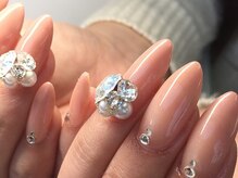 スピカ ネイルサロン アンド スクール(Spica nailsalon&school)/＋3Dストーン2個2400円♪