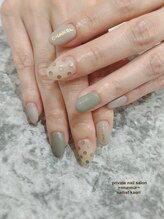 プライベート ネイルサロン マーマ(murmur)/カーキネイル