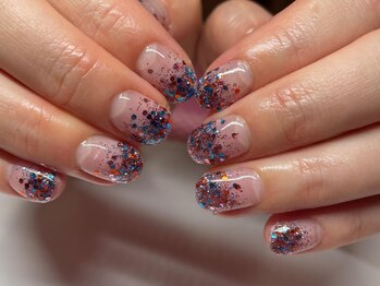 ミューネイル プラスムーン 新瑞橋店(MYU NAIL +moon)の写真/【格安ラメメニュー追加！】オフ込み＊100種類のラメ3000円！ワンカラー4000円！フレンチ・カラグラ+500円