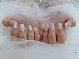 持ち込み/キルティング/白ネイル