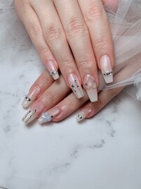 長さ出し+マグ+ホワイトグラデ