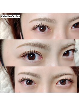 バレンタインデー(Valentine's day)/マツエク派の方に。