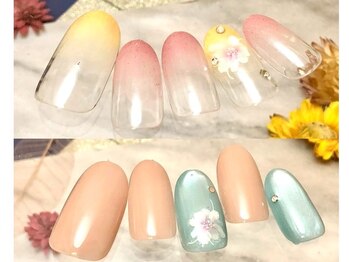 ネイルサロンジンジャー(Ginger)/フラッシュマグネットフラワー