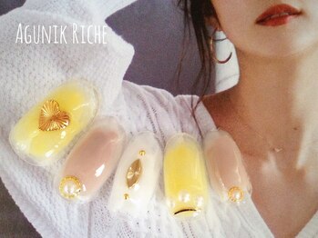 アグニークリッシェ(Agunik Riche)/【チークネイル】