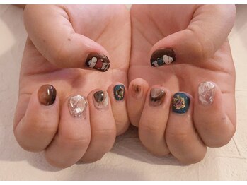 ネイルサロン ブリリアント(Nail Salon Brilliant)/アート8本＋キャラネイル2