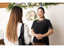 ビューティーワークスシャンティ 松戸店(Beauty Works Shanti)/扉を開けると♪笑顔でお出迎え
