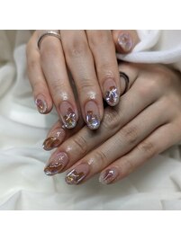 韓国風 パーツネイル