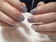 デューネイルスタジオ(dew nail studio)/ワンカラー キラキラ シンプル