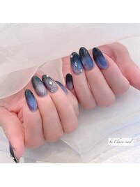 パープルマグ×ブラックグラデ