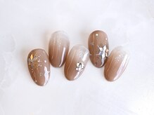 ルシェルアイ/シンプルヌーディ☆くすみ☆ホロ