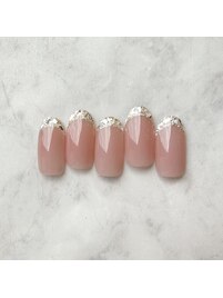 ネイルケア付きブライダルネイル