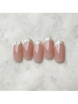 ネイルケア付きブライダルネイル