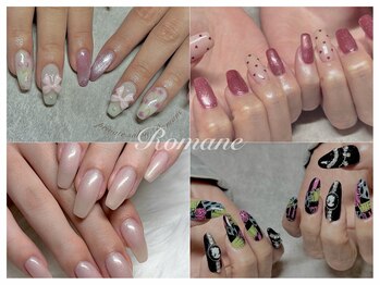 ロマーヌネイル(Romane Nail)の写真/普段使いからイベントまで,あなたにぴったりな指先をご提案♪亀裂/爪が弱い/ひび割れ等お悩みご相談下さい!