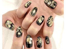 アイラッシュアンドネイル専門店 クラル(CURAR)/ミラー　ニュアンスネイル