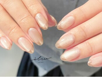 エルヴェ(elve)の写真/フィルイン施術で自爪に優しく。シンプルnailに少しの刺激と自分の”好き”を!!特別感を演出するワンカラー