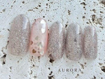 フラッシュネイル　ハート　