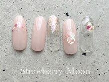 サロンストロベリームーン(Salon Strawberry Moon)/springネイル　￥7980