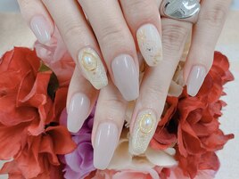 【ほり】大理石ネイル
